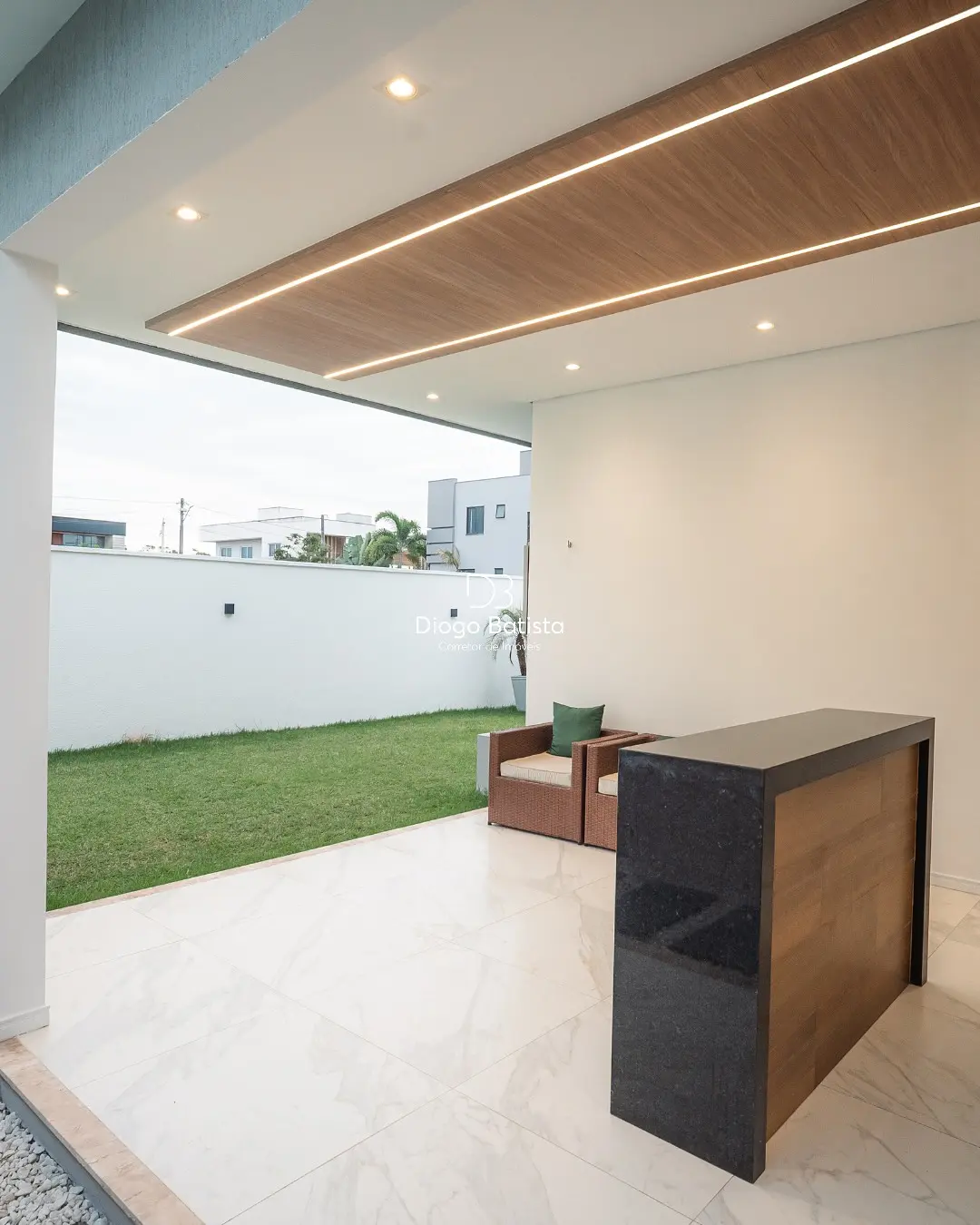 Casa plana projetada no Terras Alphaville Ceará 2